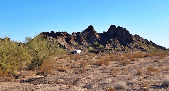 A look at the terrain around where we camped.