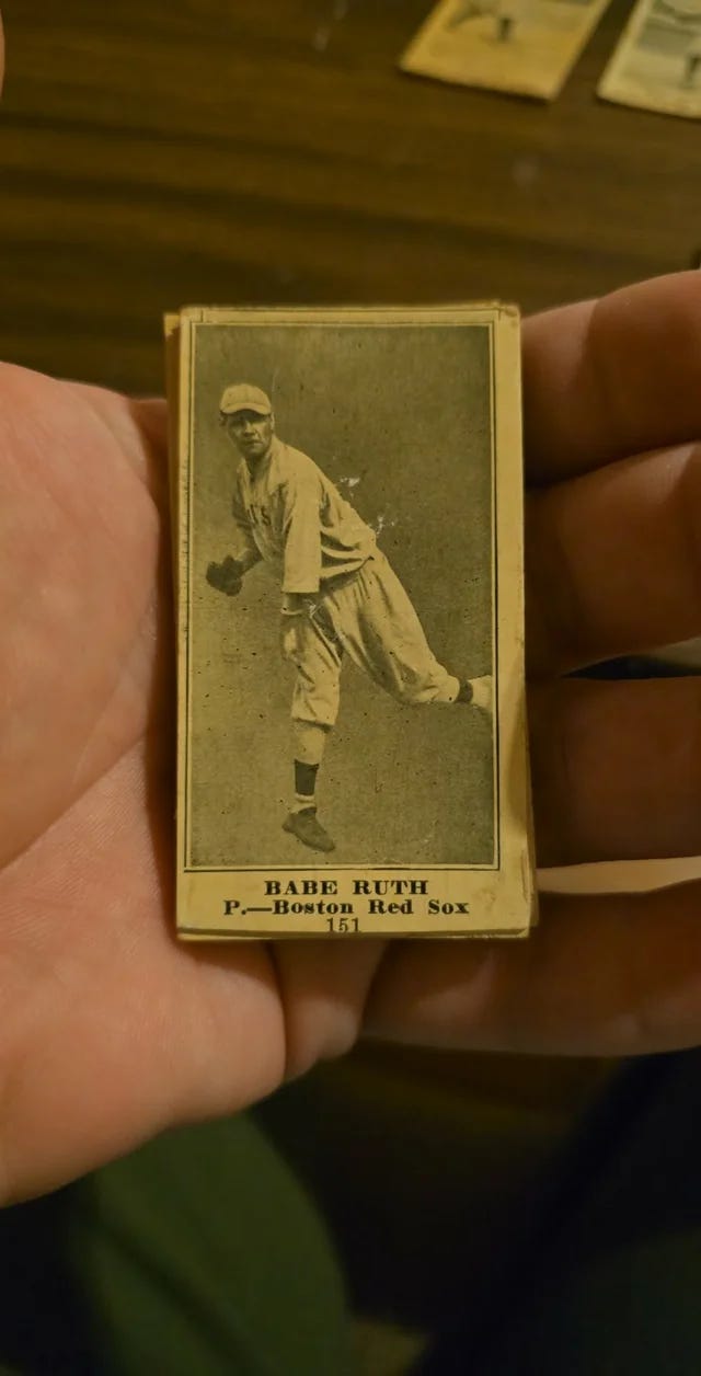 A Forgotten Stack of Cards, a Babe Ruth Rookie, and One of the Most ...