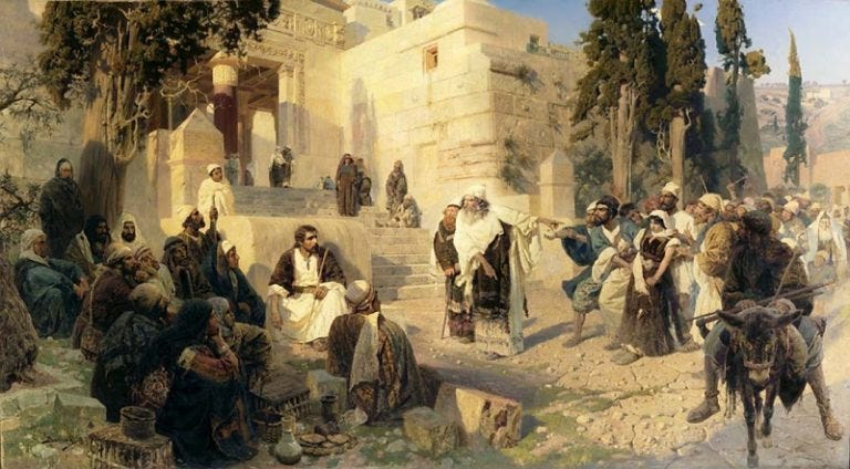 Christ and the Sinner | Vasily Polenov | Oil Painting