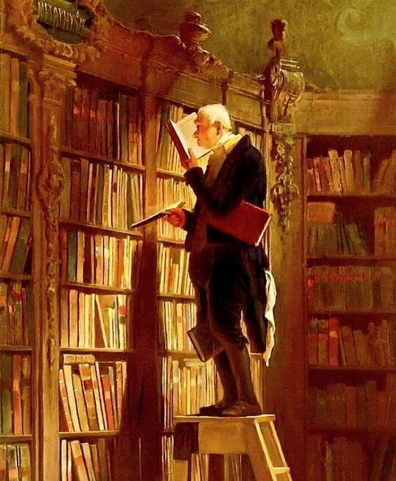 Carl Spitzweg – The Bookworm – 1850 – Museum Georg Schafer, Schweinfurt, Germany