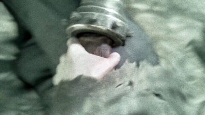 Cloud sees another black-robed man as Sephiroth and is confronted with the Reunion.