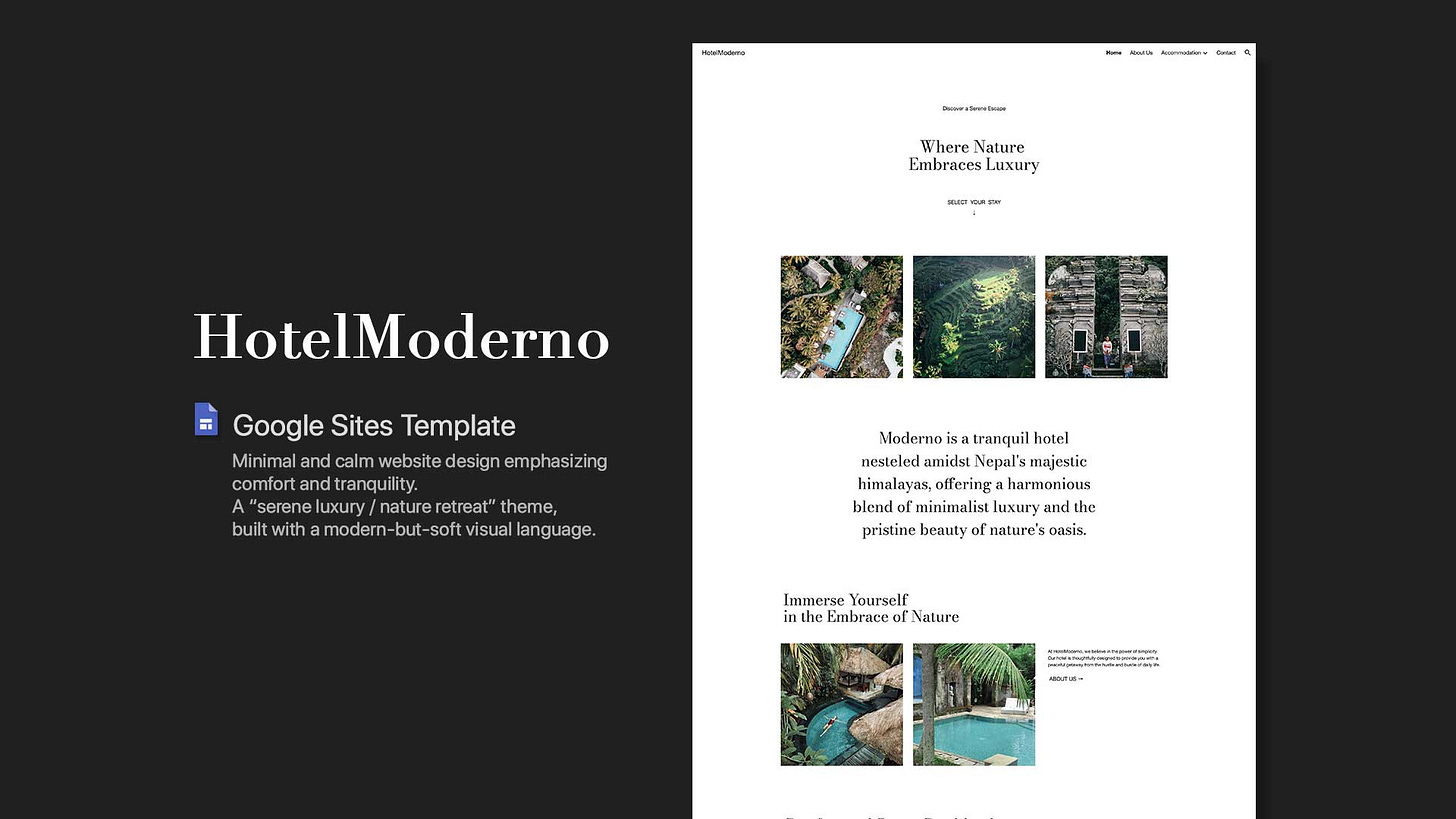 Hotel Moderno - Google Sites Templates by Vijay Thapa Hotel Moderno - Google Sites Templates by Vijay Thapa