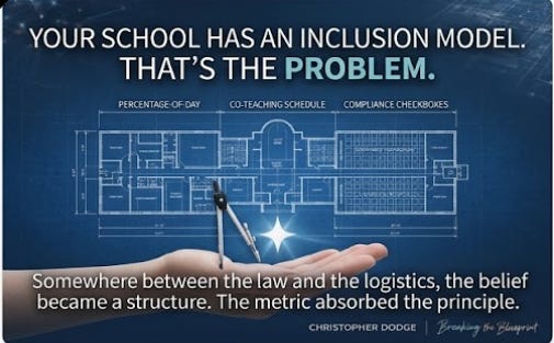 Breaking the Blueprint | Christopher Dodge | Substack