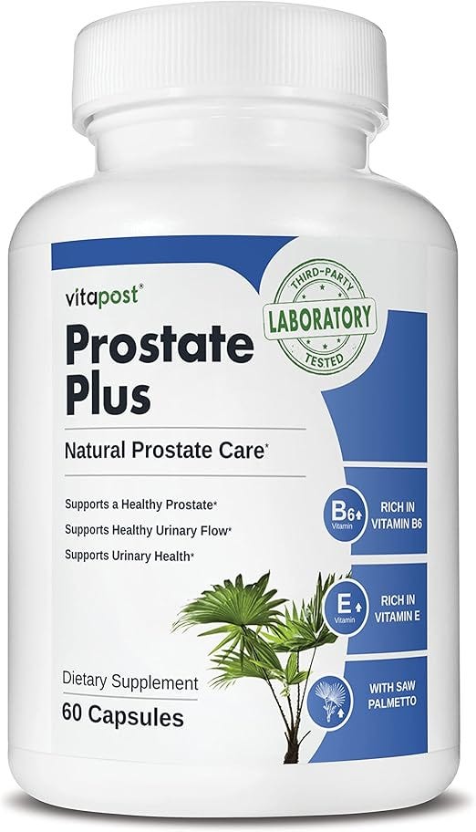 Amazon.com: VitaPost Prostate Plus Natural Prostate Care and Urinary Health Supplement for Men ...