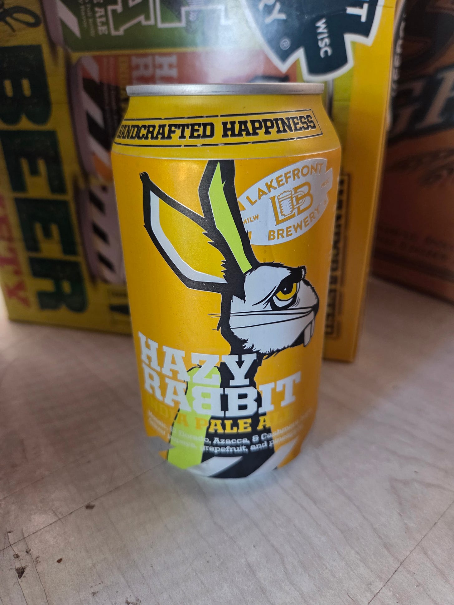 Lakefront: Hazy Rabbit | Stoutmaker.beer
