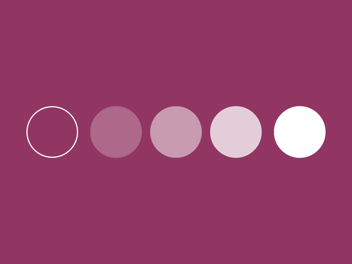 maroon background with white circles on it