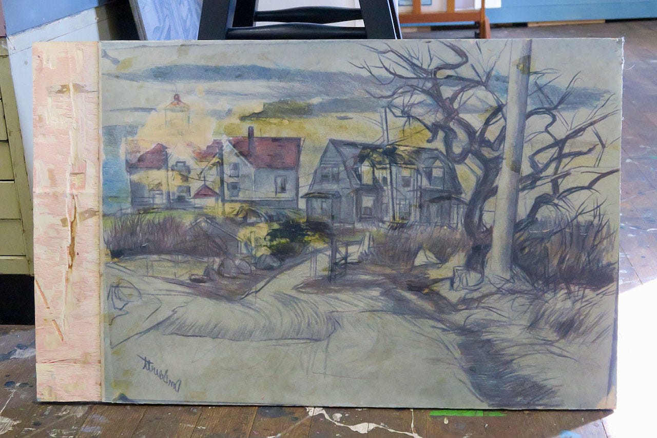 A picture containing text, graffiti, painting, painted

Description automatically generated