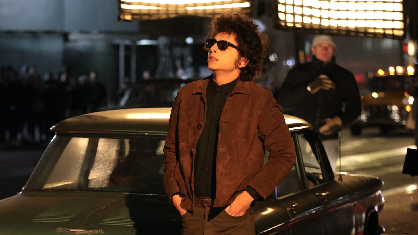 Timothée Chalamet Channels Bob Dylan in First Official Photo From 'A  Complete Unknown' | Vanity Fair
