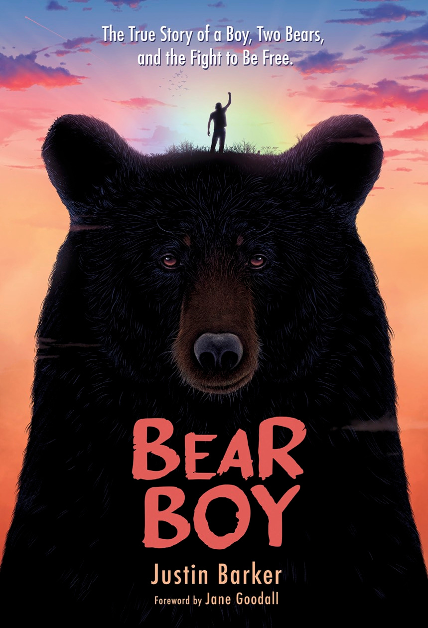 Illustrated book cover for Bear Boy