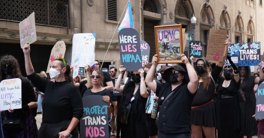 Trans patients urge fed court to shield UPMC health records from DOJ | 90.5  WESA
