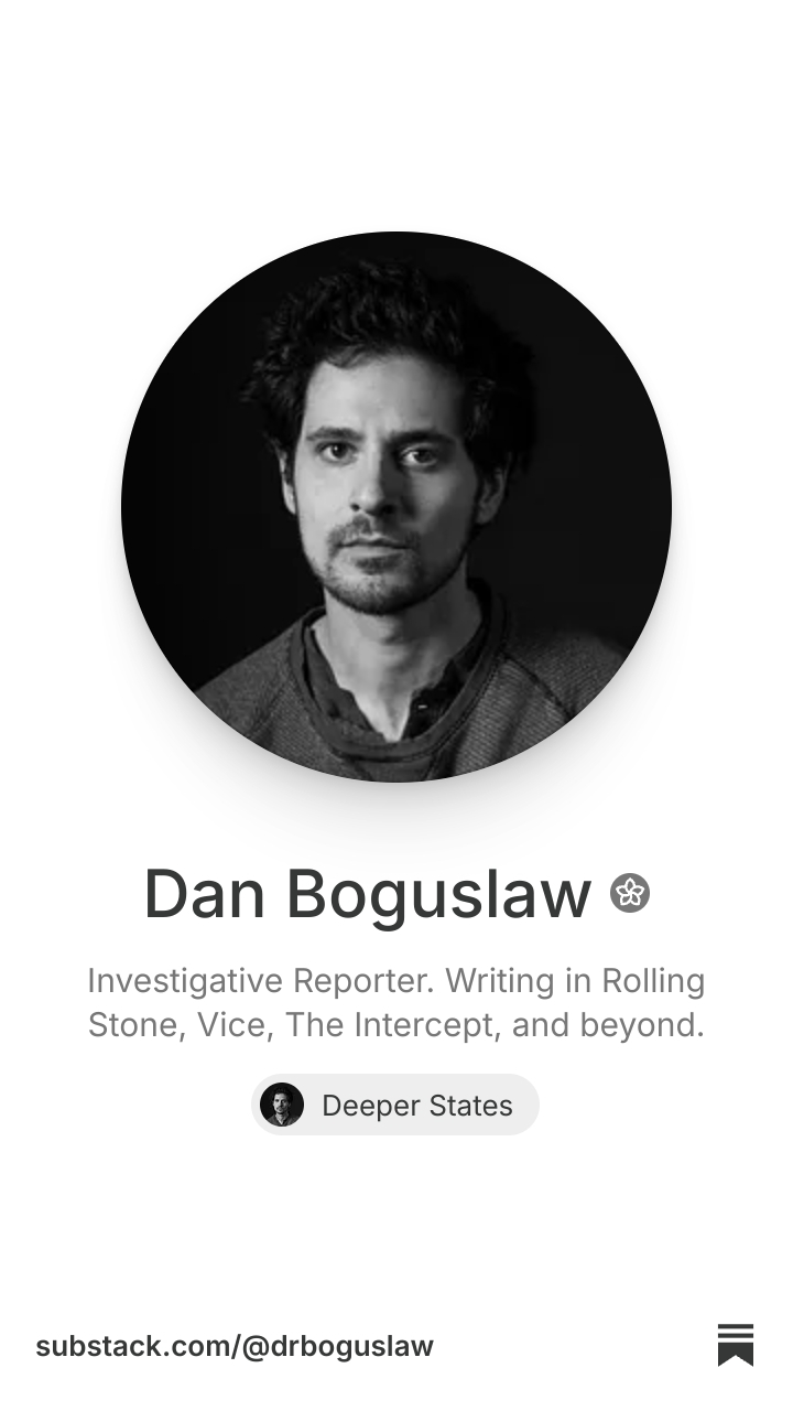 Dan Boguslaw | Substack