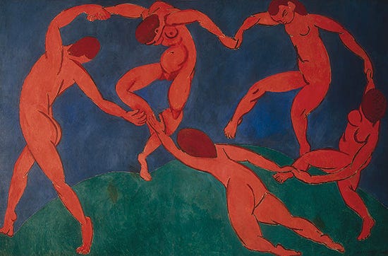 La Danse second version by Henri Matisse