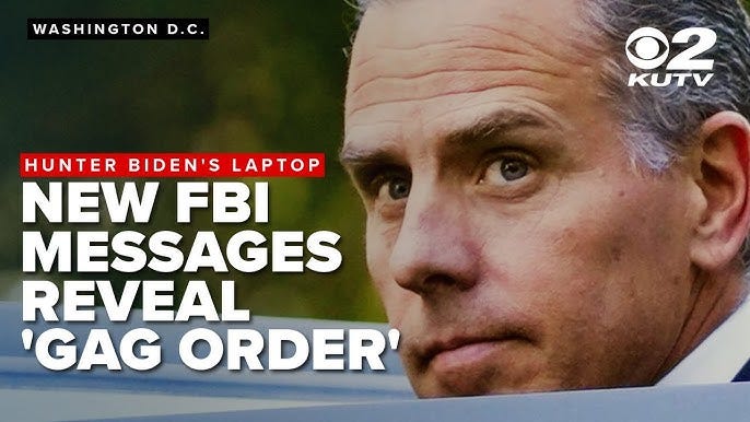 New FBI messages reveal 'gag order,' coordinated info campaign on Hunter Biden laptop New FBI messages reveal 'gag order,' coordinated info campaign on Hunter Biden laptop