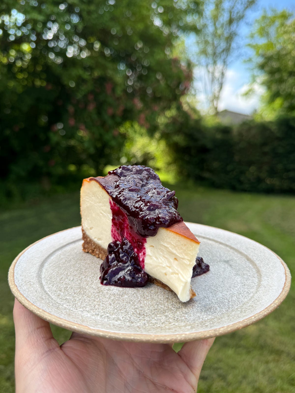 brown butter Basque cheesecake brown butter Basque cheesecake