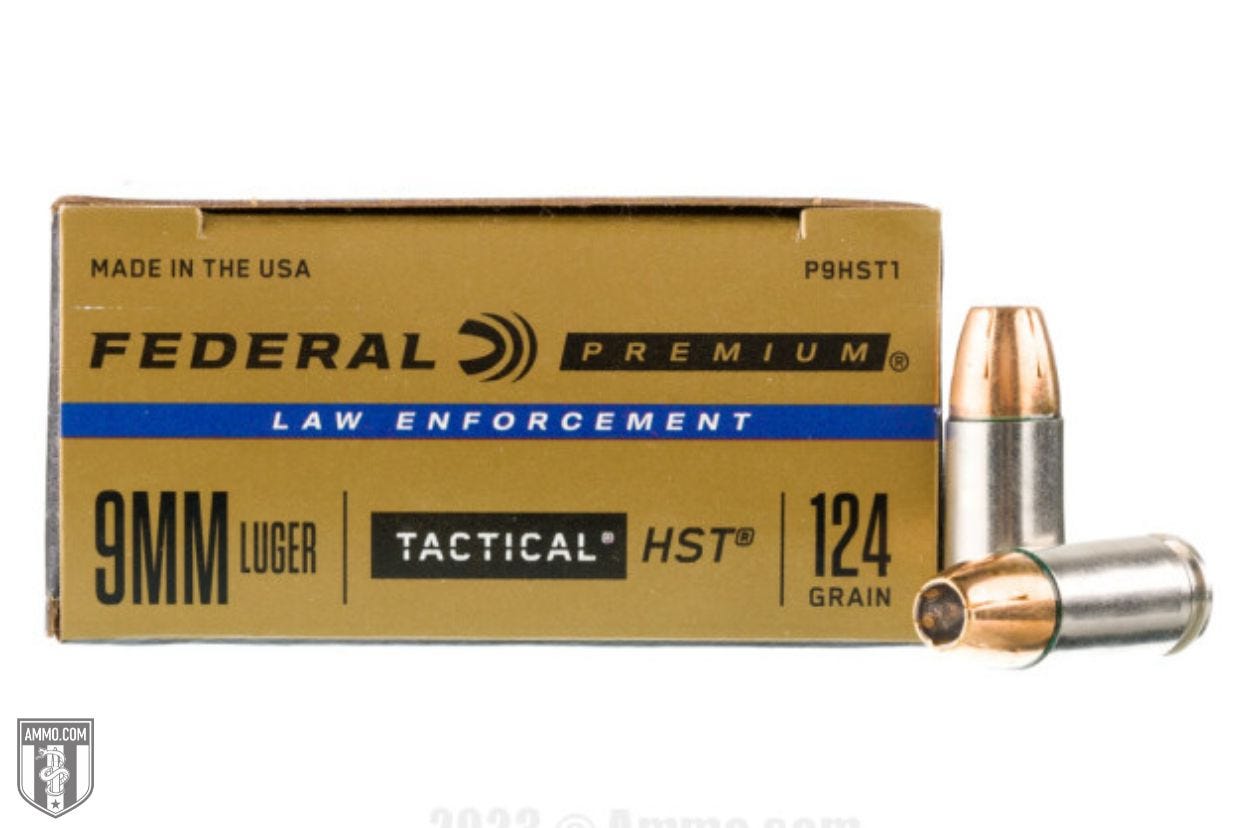 Federal Law Enforcement HST 9mm ammo for sale