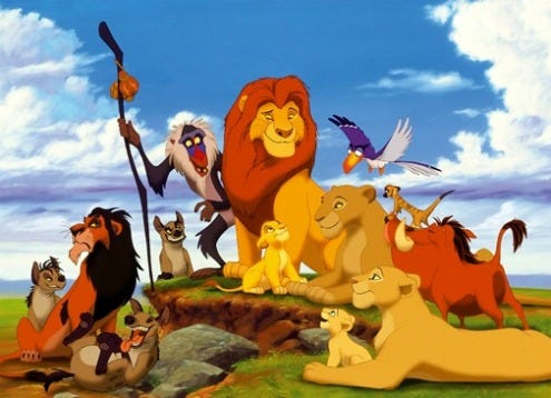 The Lion King - inside
