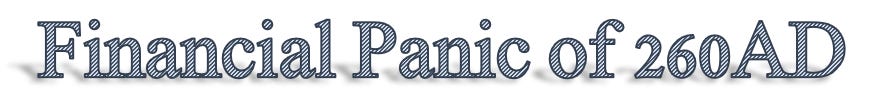 Financial Panic of 260AD
