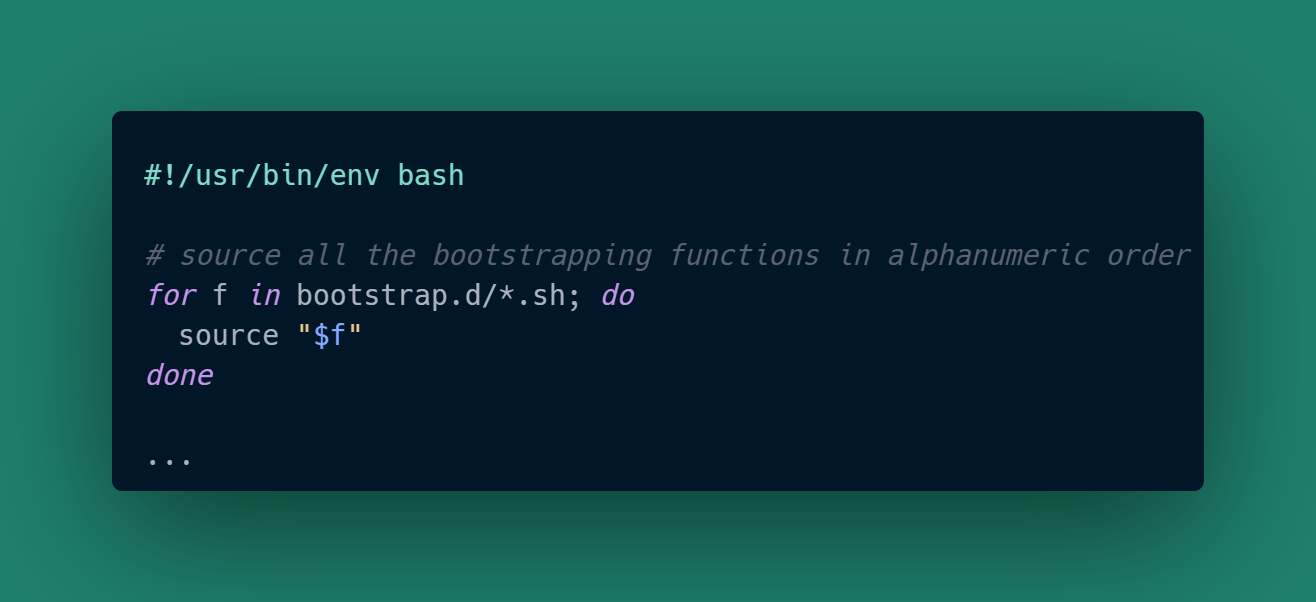 script for bootstrap that loads functions script for bootstrap that loads functions