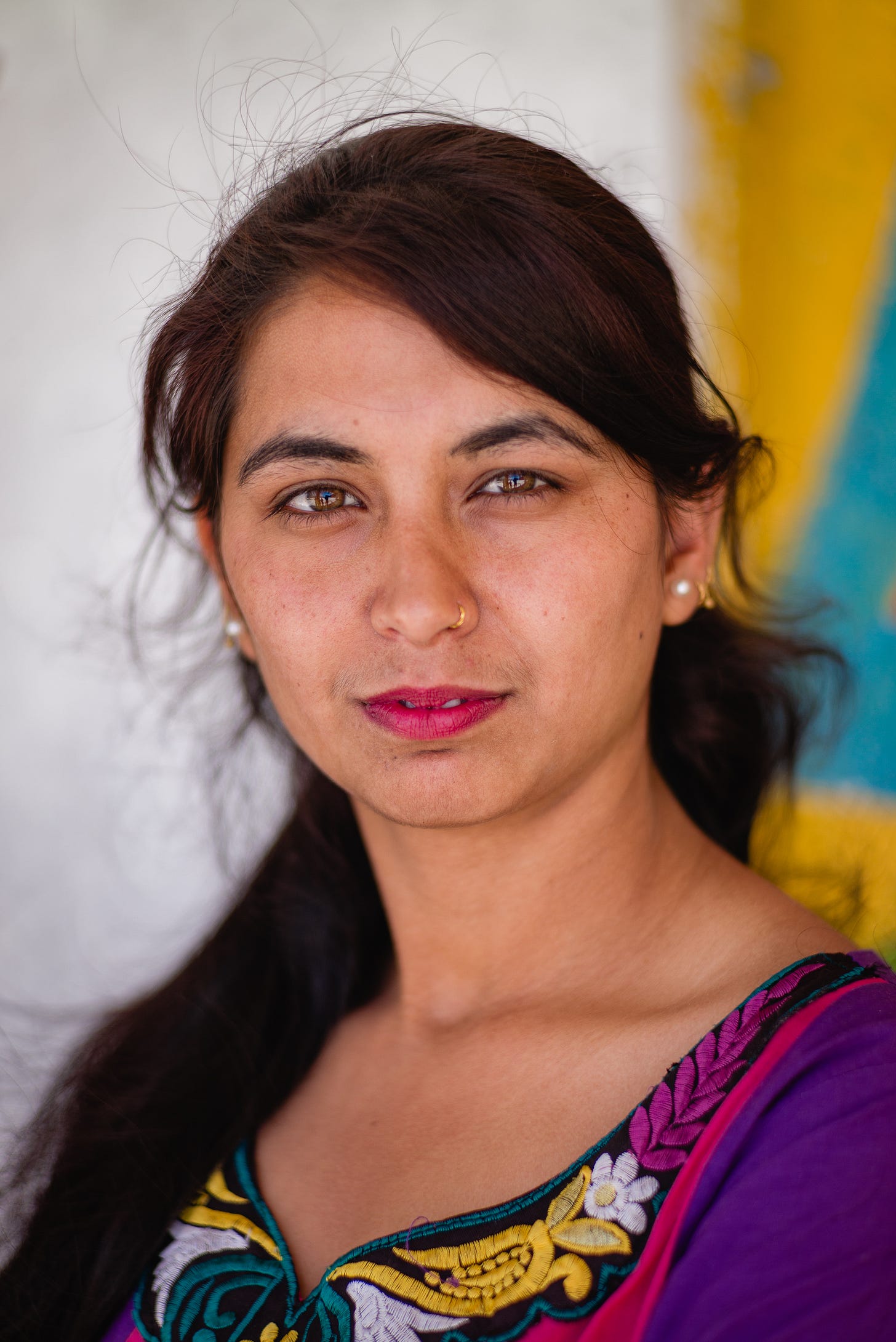 Anupama Adhikari (22), Shree Kalidevi School, Kathmandu, Nepal. 1/750, ƒ/2.8, ISO 200, 21mm. © Gavin Gough