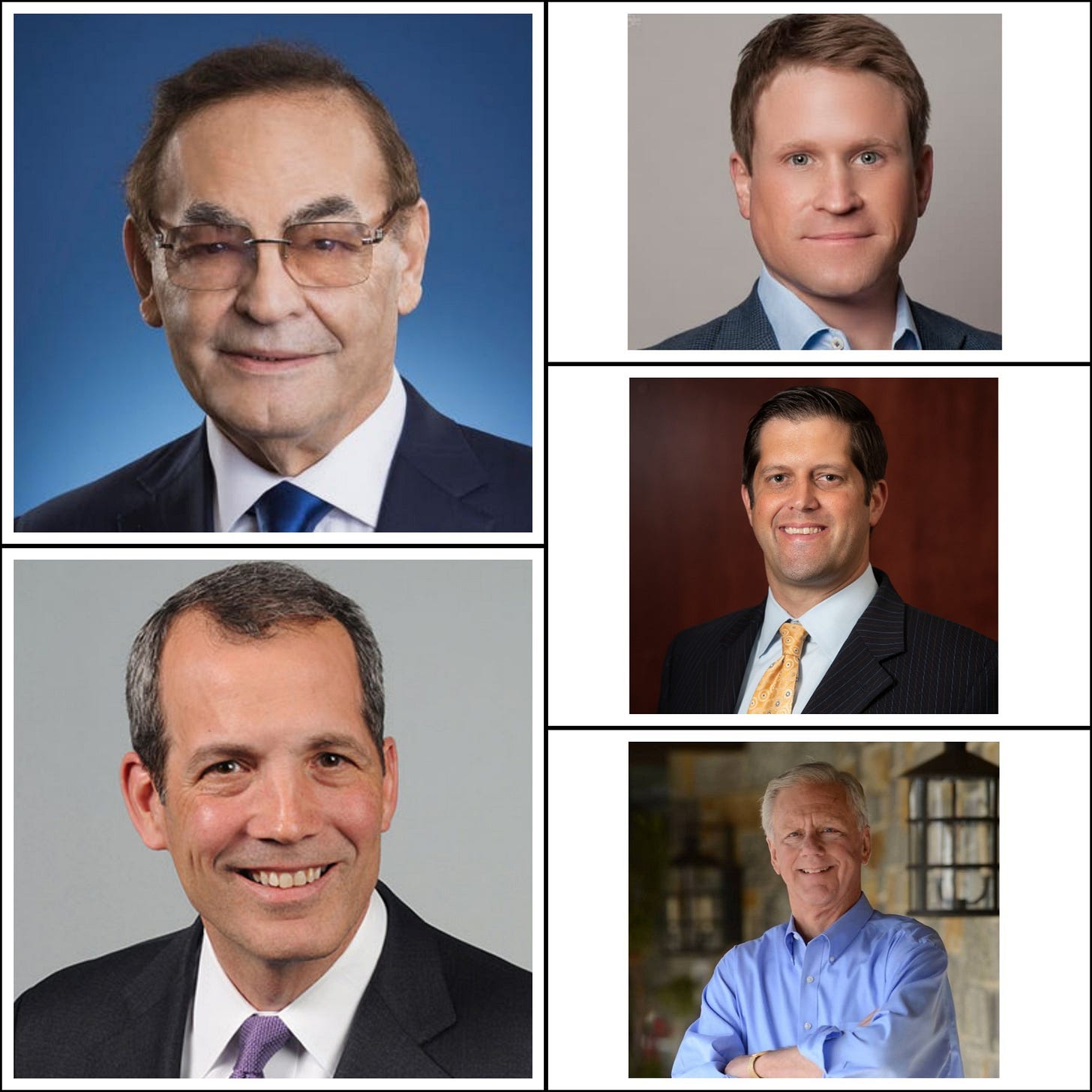 A collage of the five biggest donors to Wu's campaign A collage of the five biggest donors to Wu's campaign
