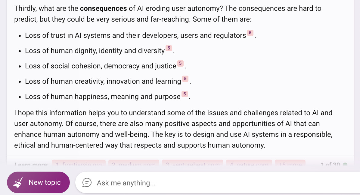 The 'free will' vs 'AI nudging' paradox