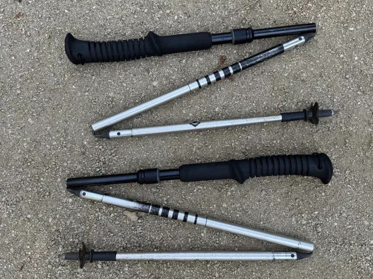 Our Black Diamond hiking poles