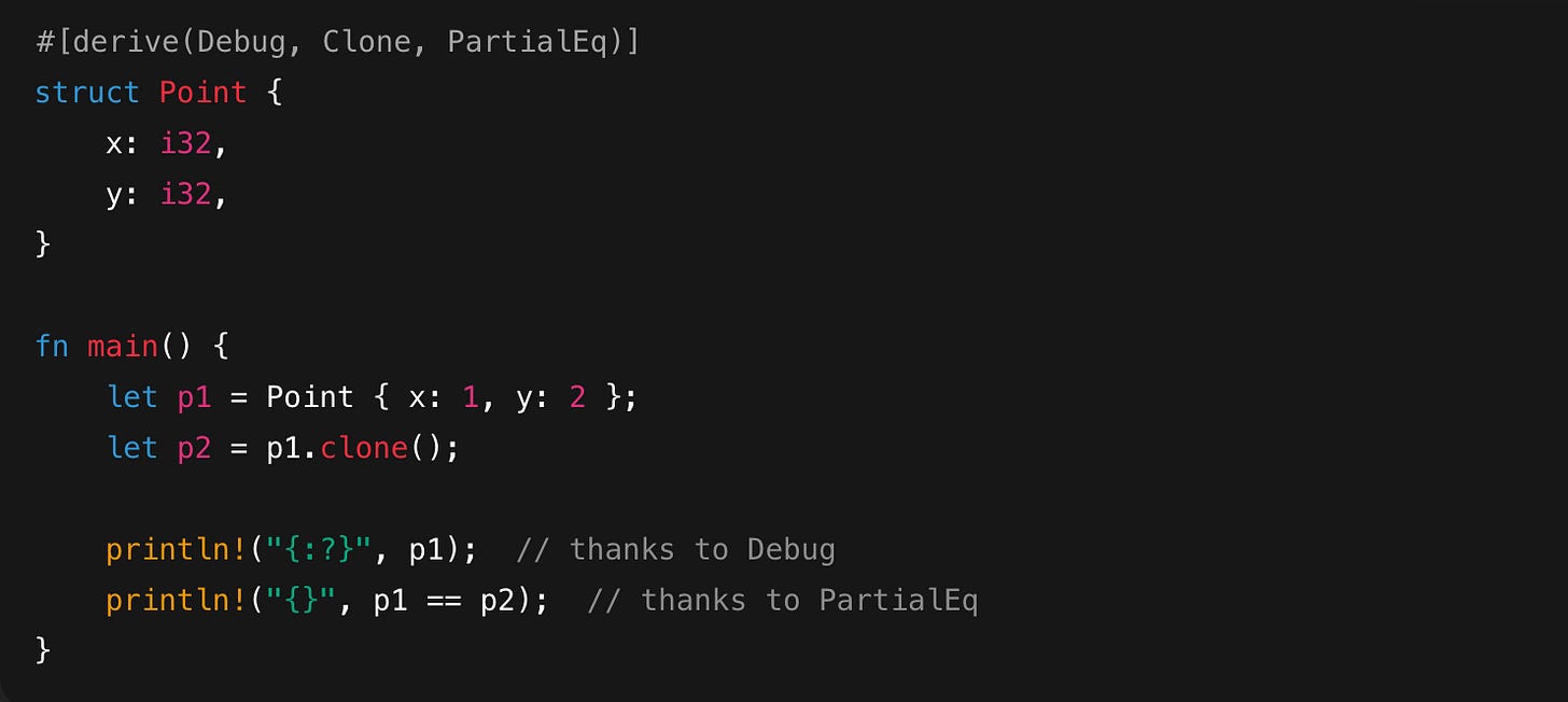 Understanding #[derive(...)] in Rust - by Stephanie Nwankwo