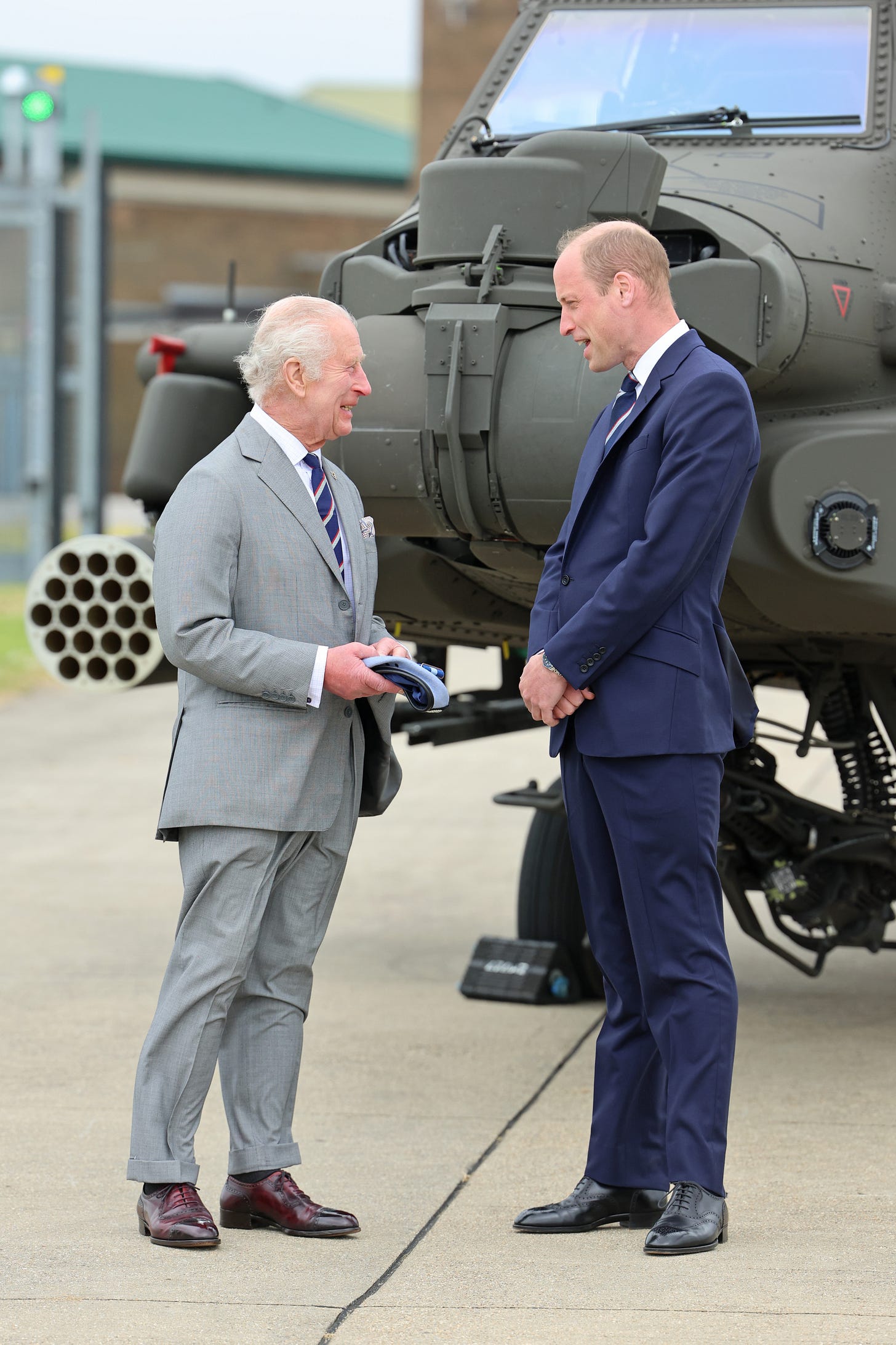 king Charles handed over his role of Colonel-in-Chief of the Army Air Corps to William