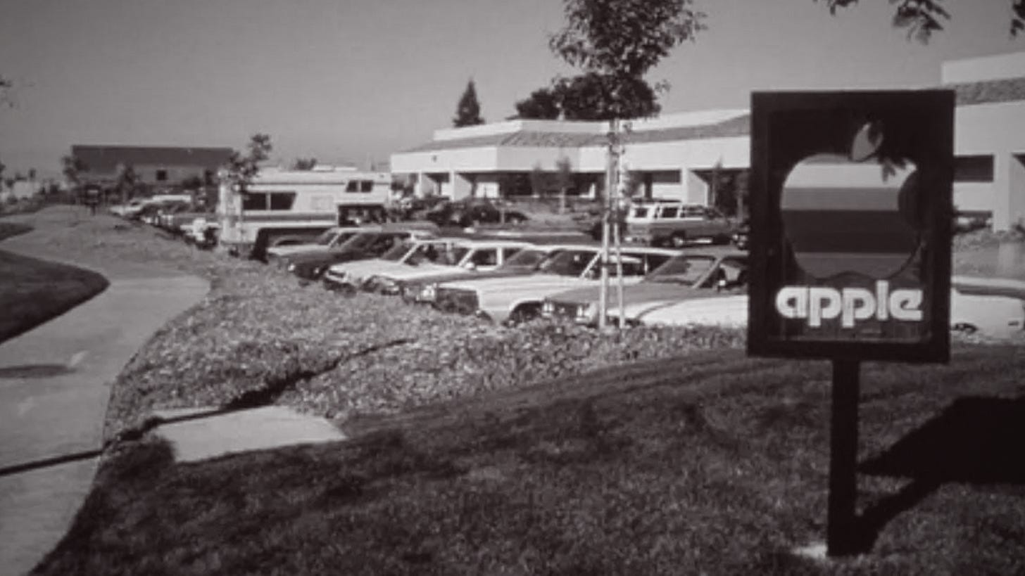 The headquarters of Apple Inc. The headquarters of Apple Inc.