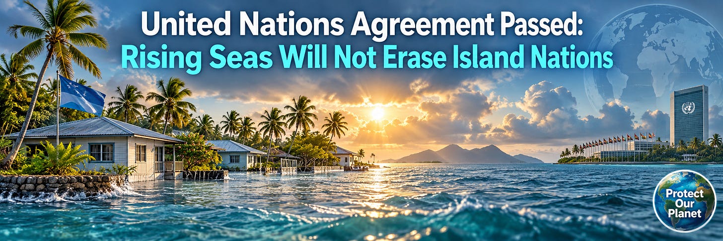 Rising Seas Will Not Erase Island Nations.