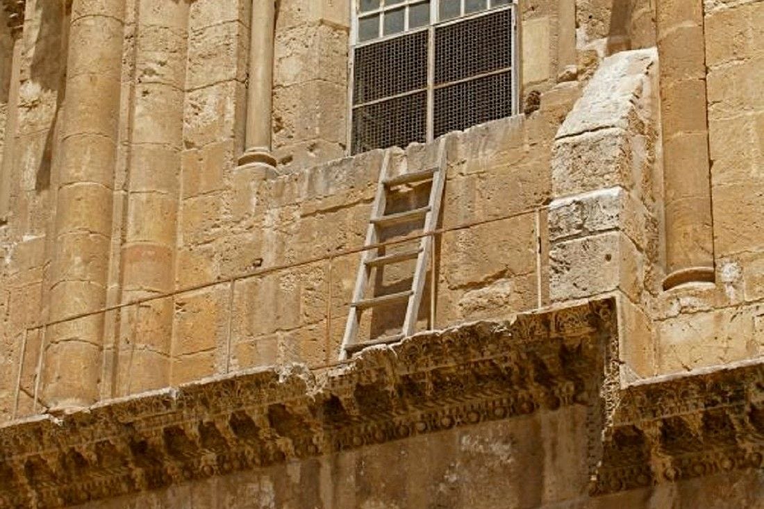 The Myth of Original Christianity and the Holy Sepulcher's Immovable Ladder  | Church Life Journal | University of Notre Dame