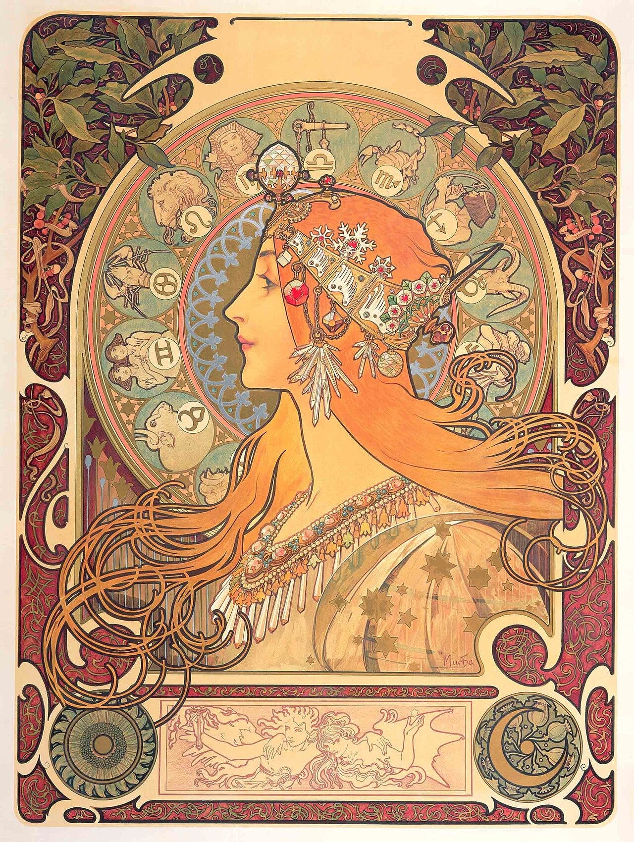 Zodiac by Mucha Zodiac by Mucha