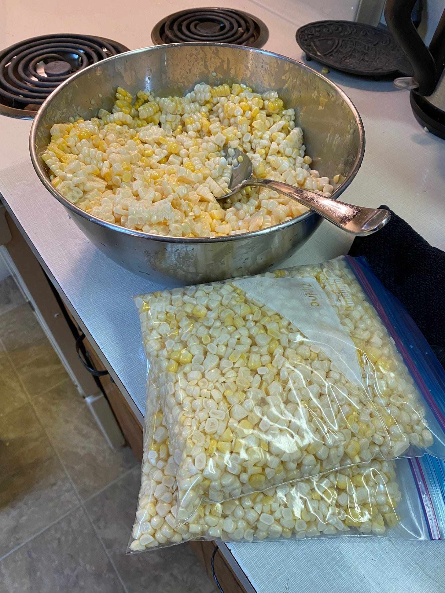Freezing Corn
