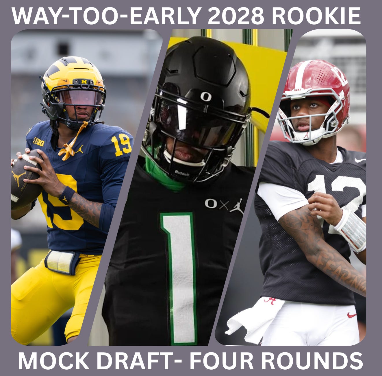 Way-Too-Early 2028 Rookie Fantasy Draft Mock