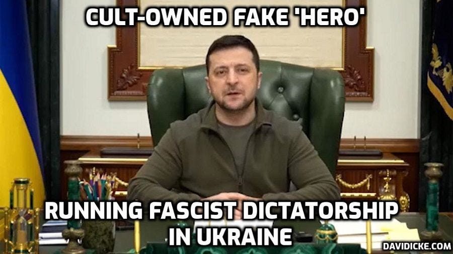 Social Media Mocks Ukraine’s Zelensky over Vogue Cover Shoot – David Icke