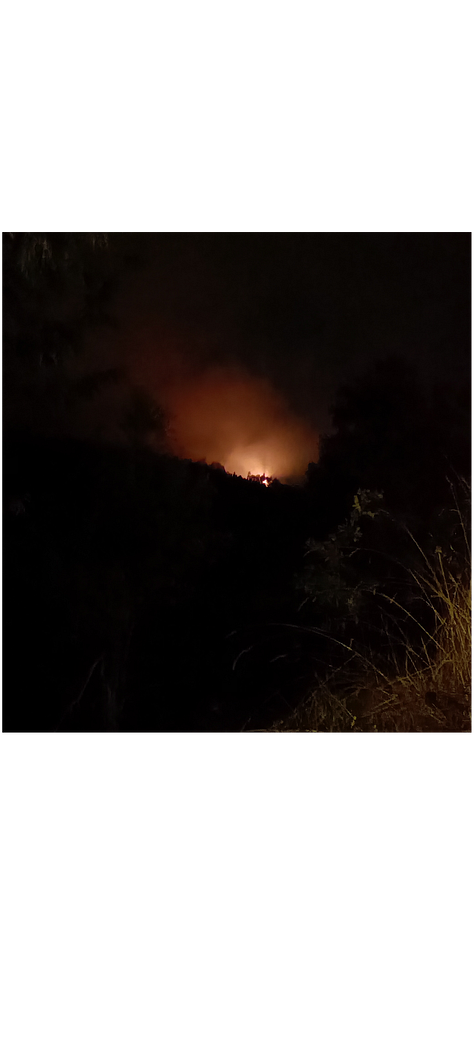 A night stroll through a Portuguese village