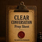 The Clear Conversation Prep Sheet