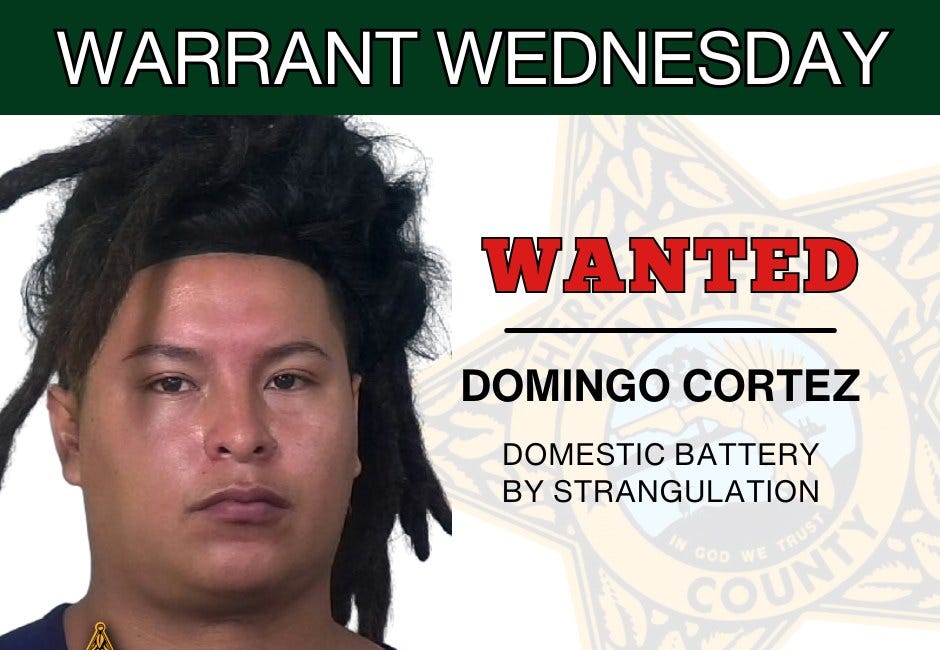 Warrant Issued for Manatee County Man on Domestic Battery by Strangulation Charge