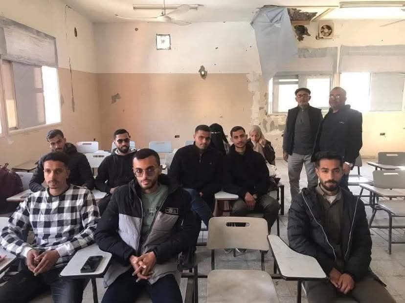 r/Palestine - After 15 months of hiatus due to the Israeli genocide, students at Al-Quds Open University in Gaza attended their first lecture, offering a glimmer of hope toward restoring academic life in the war-torn region. r/Palestine - After 15 months of hiatus due to the Israeli genocide, students at Al-Quds Open University in Gaza attended their first lecture, offering a glimmer of hope toward restoring academic life in the war-torn region.