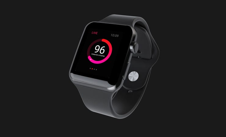 Estimated Lifespan Display — Mock Up