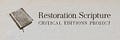 Restoration Scripture Critical Editions Project