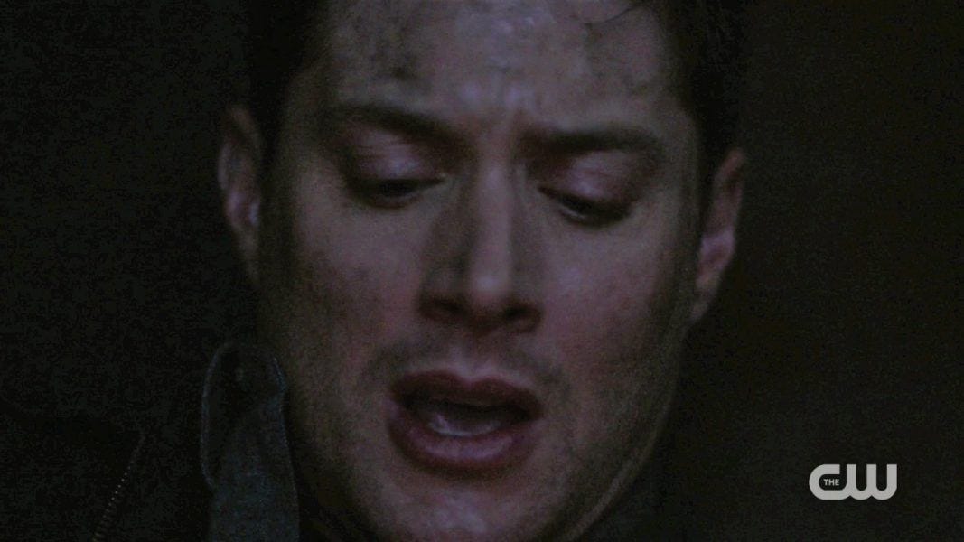 dean winchester calling out for sam in hell spn 1412