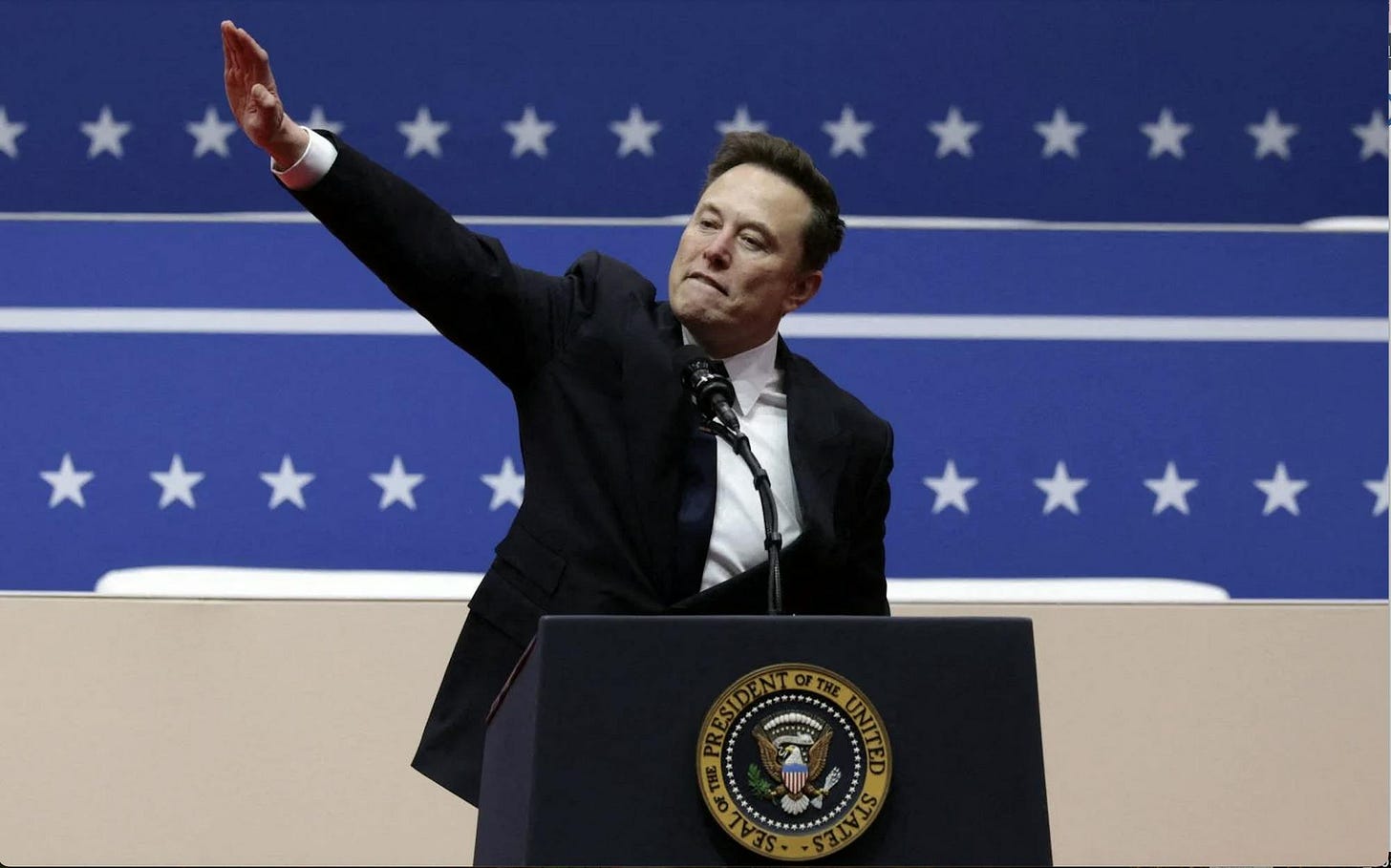 The return of fascism: Musk proudly invokes Nazism in infamous salute at presidential event - The Tufts Daily The return of fascism: Musk proudly invokes Nazism in infamous salute at presidential event - The Tufts Daily