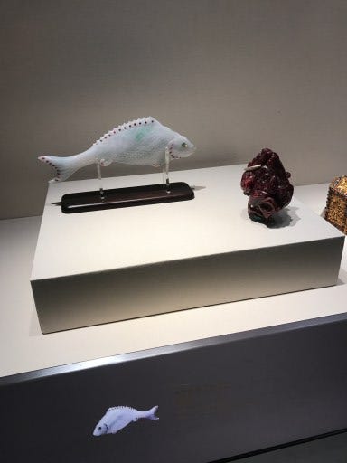 Who decided they needed a priceless jade fish in which to hide sh-t?