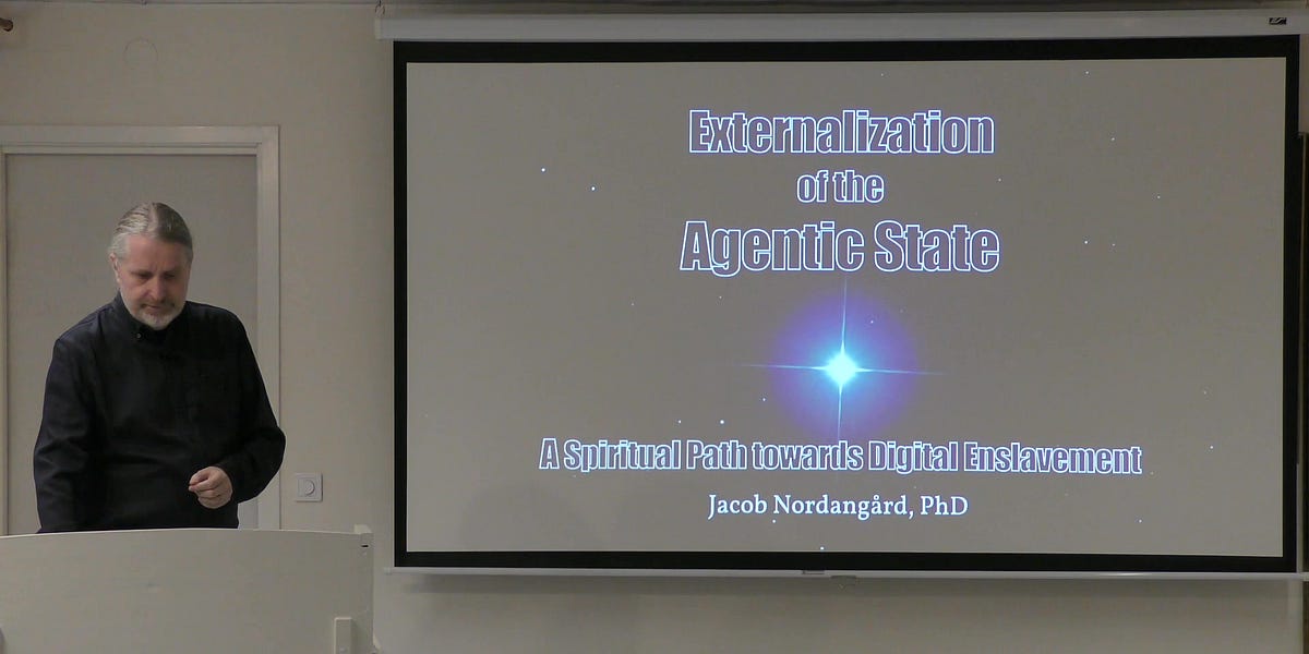 Jacob Nordangård, Externalization of the Agentic State: A Spiritual ...