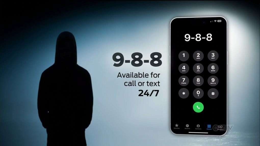 988: Canada launches new suicide crisis helpline | CTV News