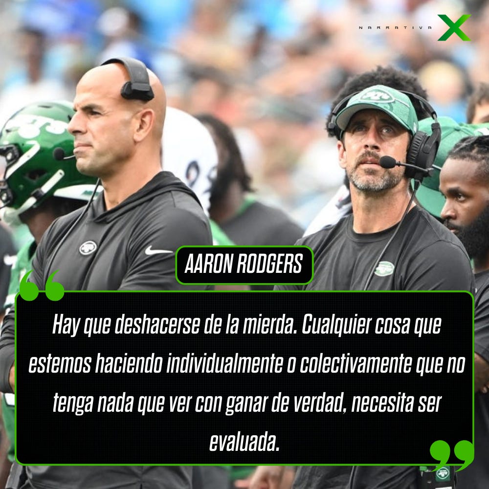 Declaraciones de Aaron Rodgers de como deben dejar de lado las distracciones.