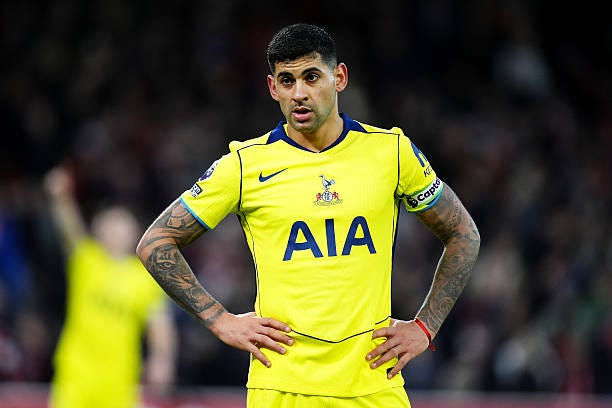 Tottenham Hotspur's Cristian Romero during the Premier League match at the City Ground, Nottingham. Picture date: Sunday December 14, 2025. Tottenham Hotspur's Cristian Romero during the Premier League match at the City Ground, Nottingham. Picture date: Sunday December 14, 2025.