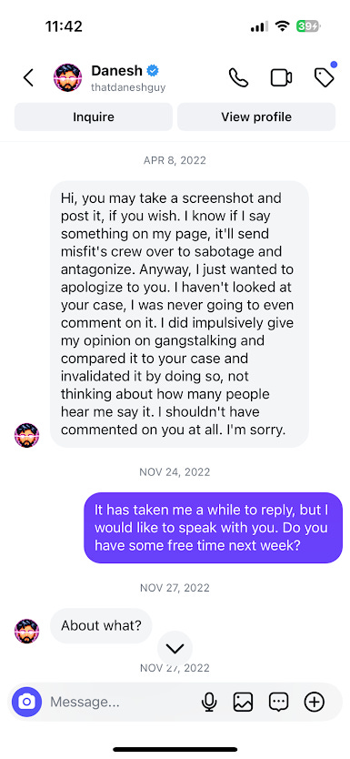 Digital Harassment Victim: Real-world consequences of online harassment and cancel culture by Danesh Noshirvan victim Coco Briscoe.