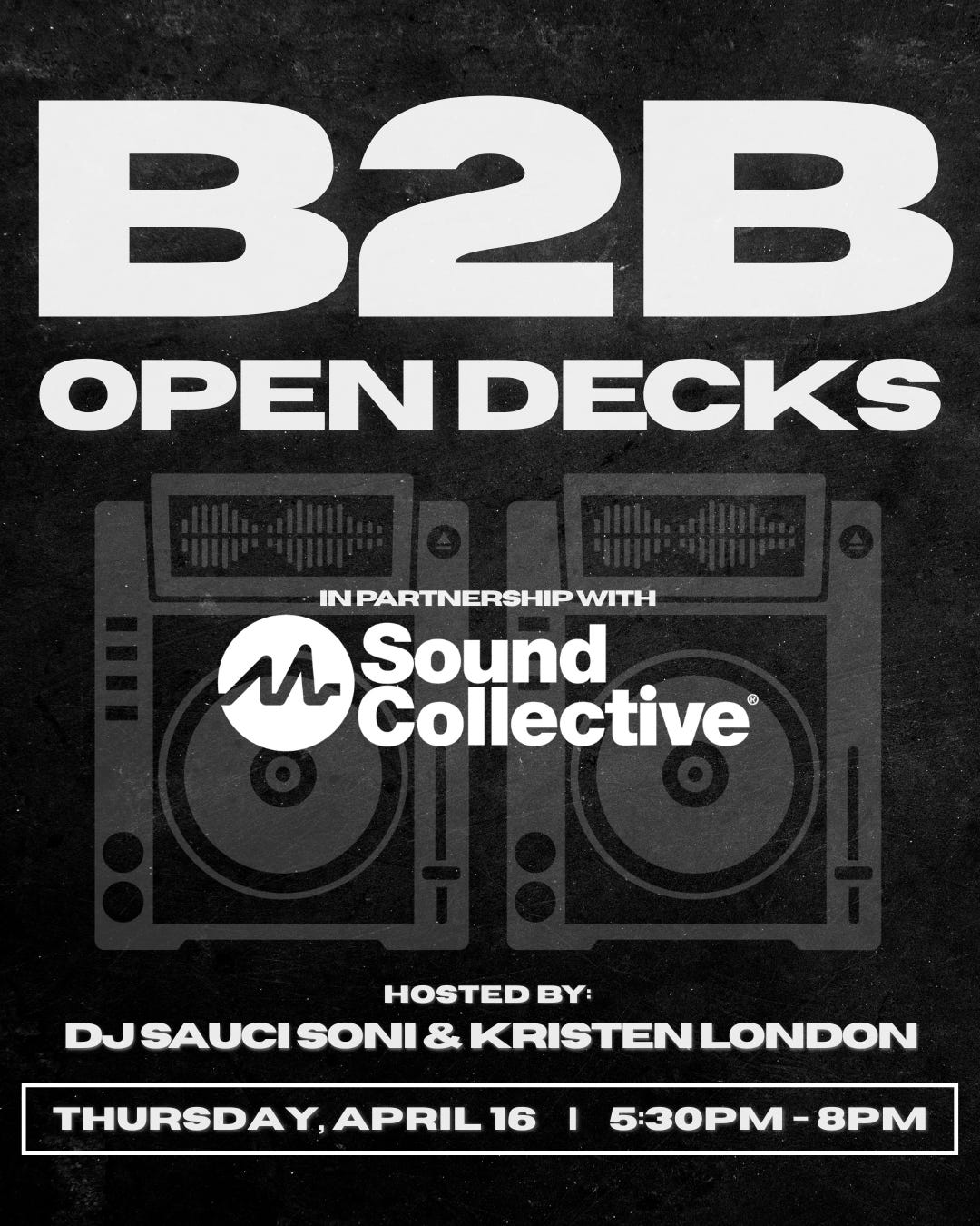 B2B Open Decks - Flyer front B2B Open Decks - Flyer front